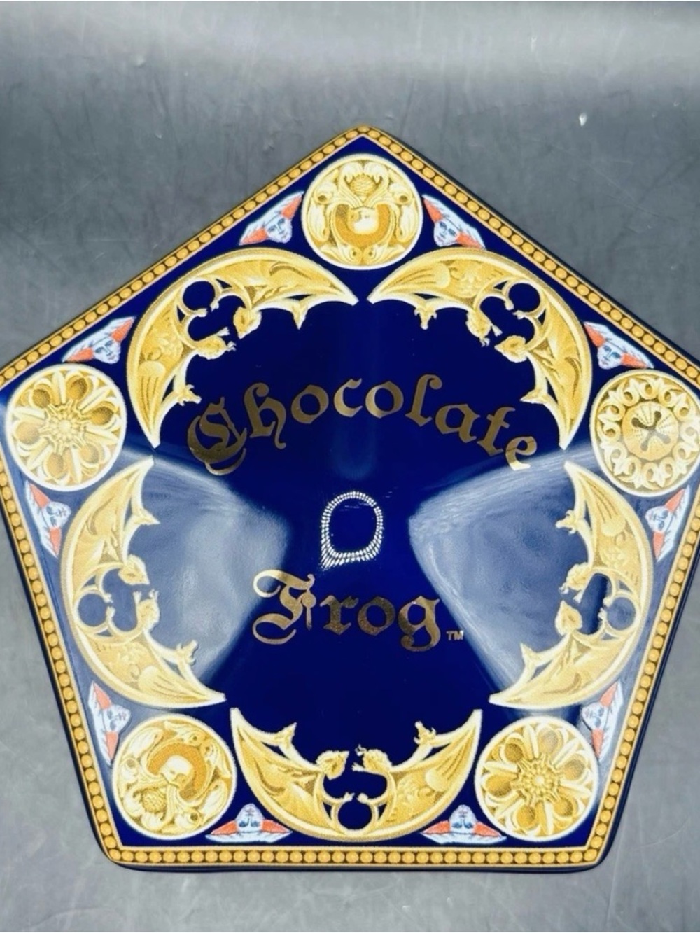 Harry Potter Chocolate Frog Collector Tin — Deep Navy & Gold